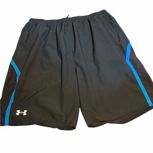 Under Armour Men's Athletic Shorts in Black and Blue